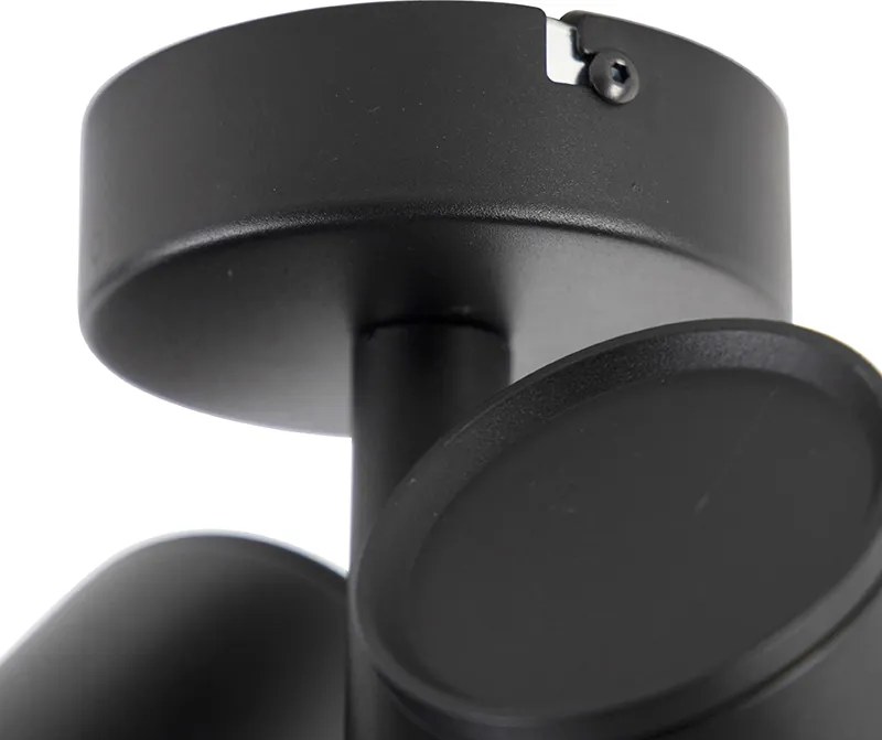 Inteligentny reflektor czarny 2-światłowy w tym Wifi GU10 - Scopio Honey