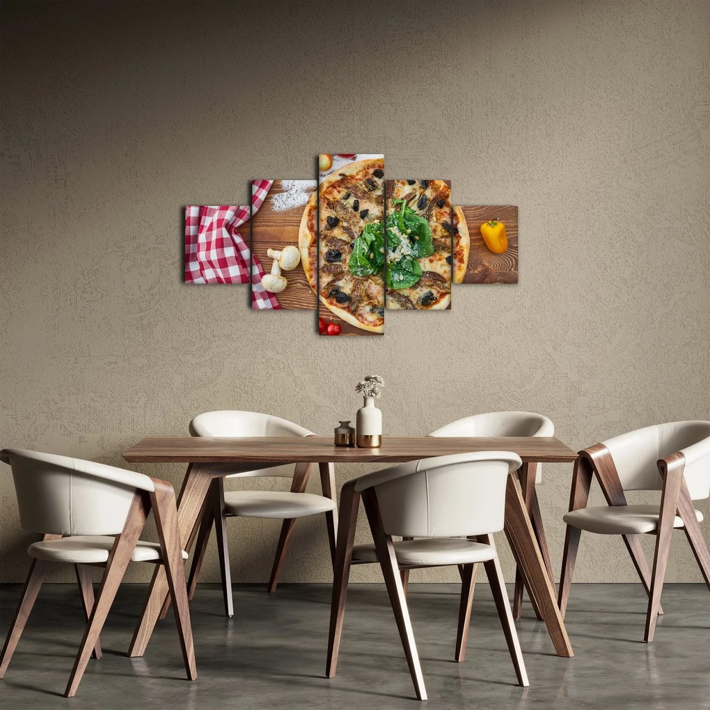 Obraz pizzy (125x70 cm)