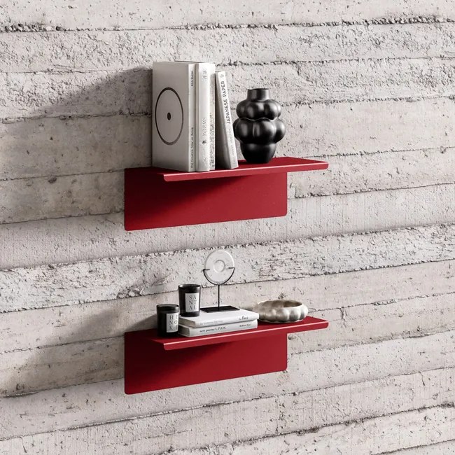 Półka wisząca JOANNE 400 mm, Modern: czerwona