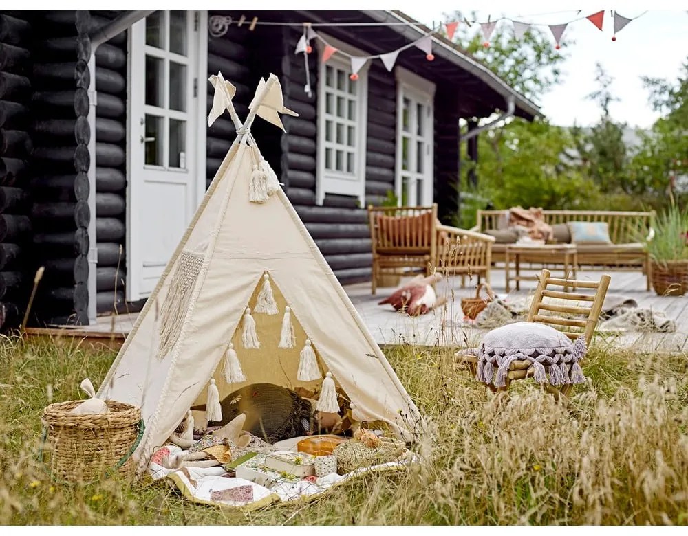 Bambusowy fotel ogrodowy Sole – Bloomingville