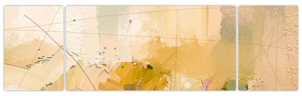 Obraz - Abstrakcja, obraz olejny (170x50 cm)