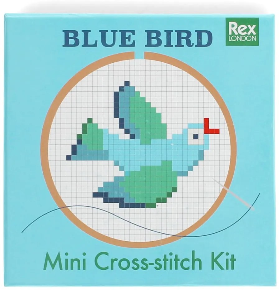 Zestaw kreatywny Cross-stitch Kit Blue Bird – Rex London