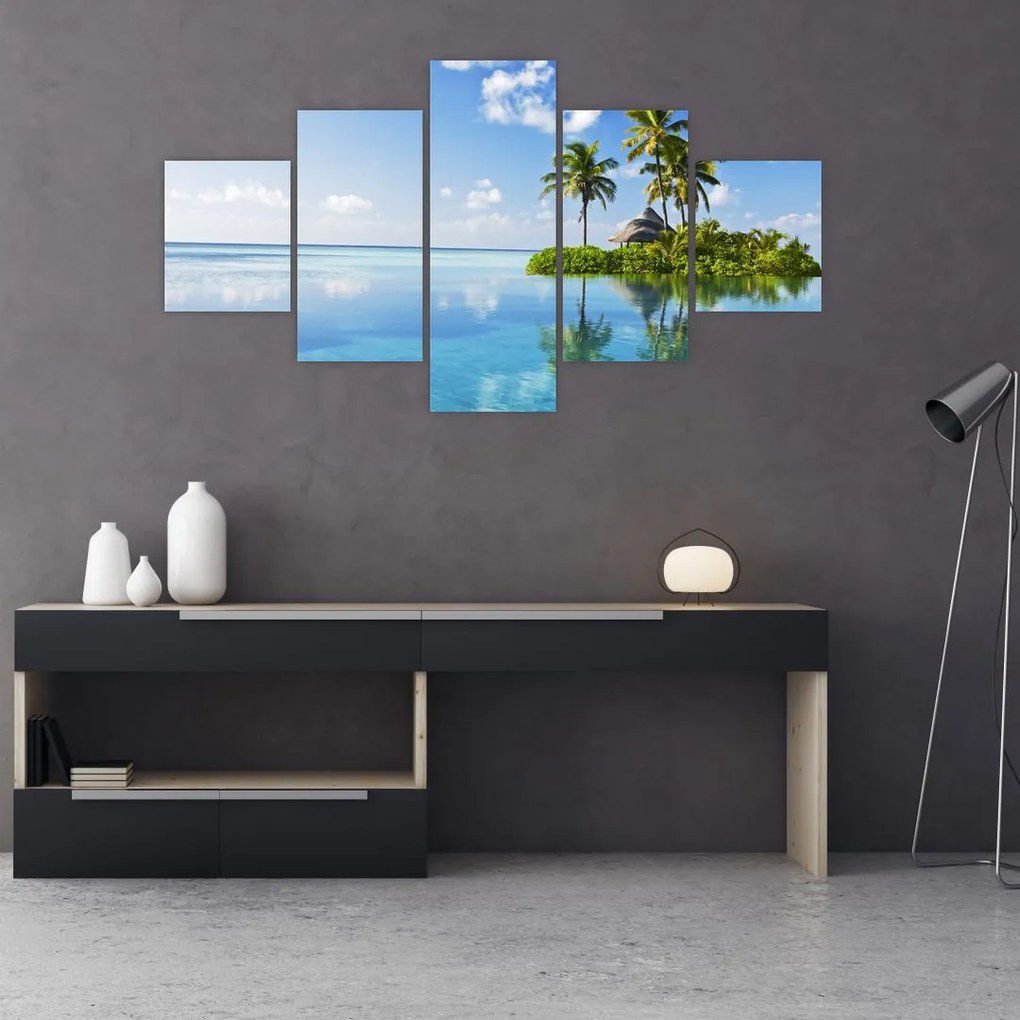 Obraz - Tropikalna wyspa (125x70 cm)