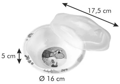 Tescoma Miseczka z pokrywką DINO, 16 cm