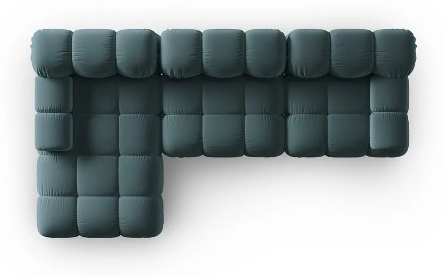 Morska aksamitna sofa 285 cm Bellis – Micadoni Home