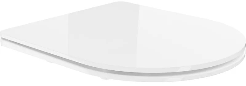 Mexen deska wolnoopadająca slim, duroplast, biała połysk - 39224000