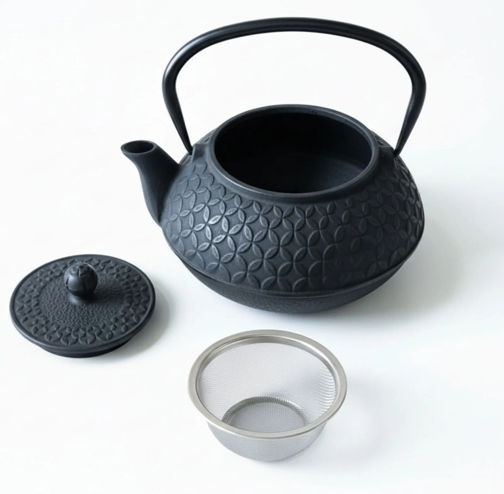 Czajnik żeliwny z zaparzaczem SABI, 1000 ml