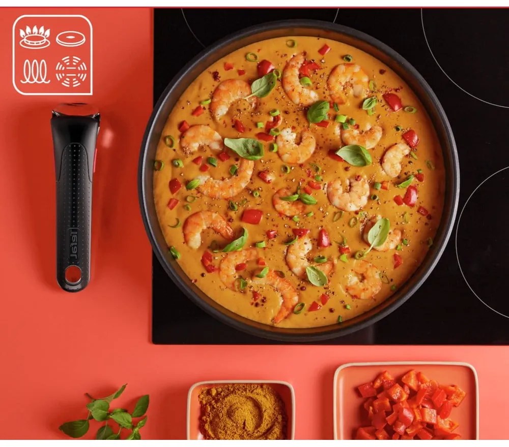 Zestaw garnków ze stali nierdzewnej 13 szt. INGENIO Emotion L897DS04 – Tefal