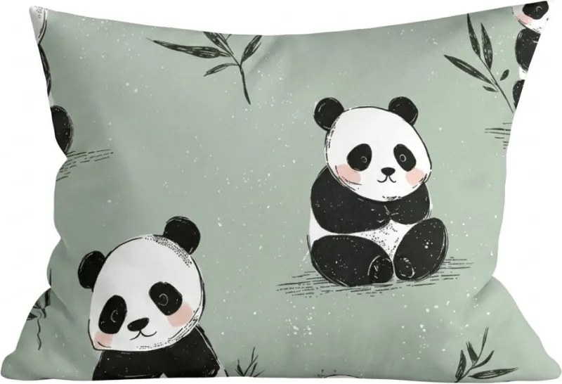 Poszewka na poduszkę z mikrofibry PANDA RELAX 70x90 cm, miętowa