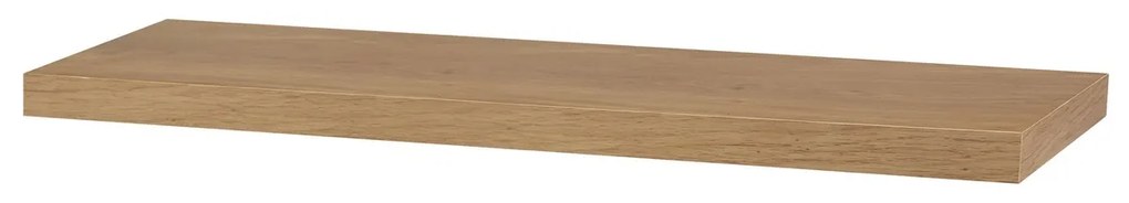 Półka ścienna dąb naturalny, 80 x 24 x 4 cm, dąb