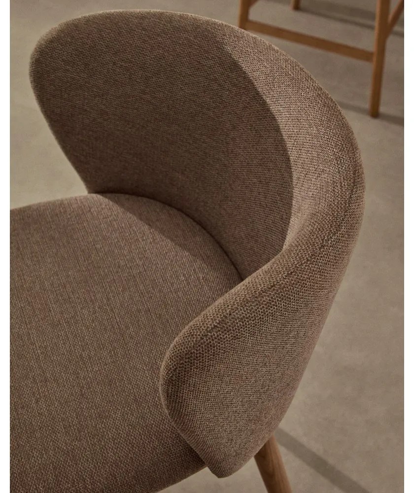 Jasnobrązowy hoker (wysokość siedziska 65 cm) Ciselia – Kave Home