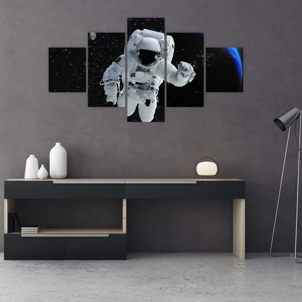 Obraz - Astronauta w kosmosie (125x70 cm)