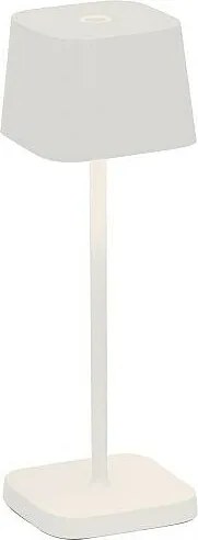 Lampa stołowa LED Zafferano OFELIA PRO MICRO z możliwością ładowania i ściemniania, biała