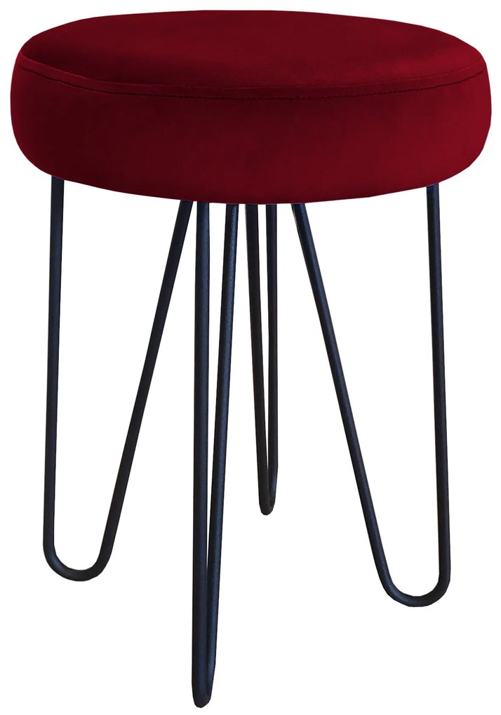 Taboret Venus HAIRPIN noga czarna MG31