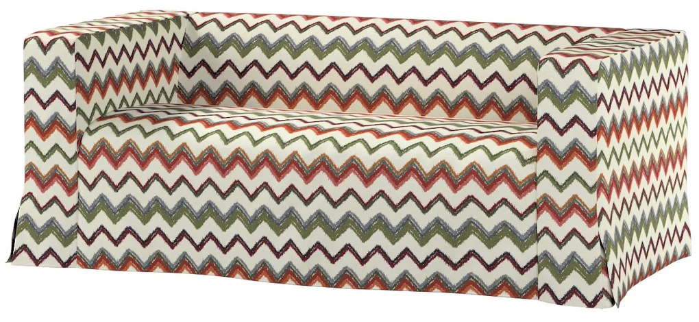 Pokrowiec na sofę Klippan 2-osobową długi z kontrafałdami