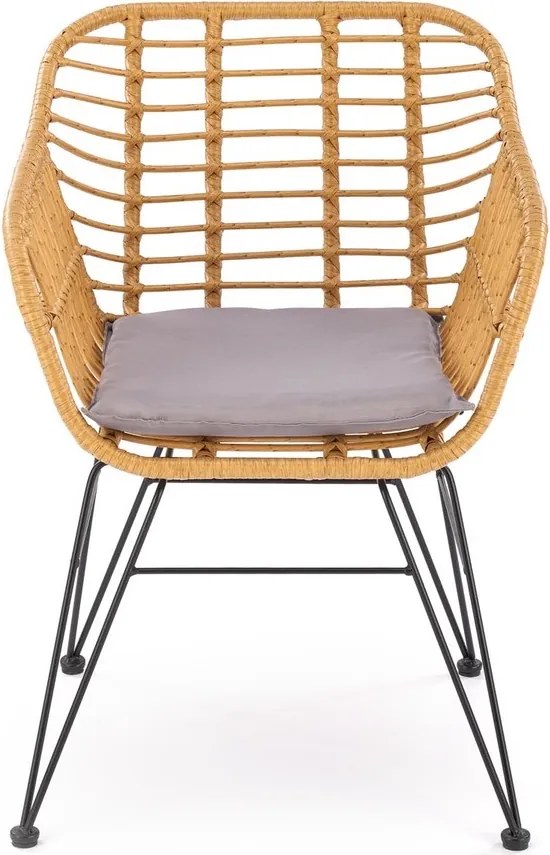 Technorattanowe krzesło ogrodowe K541 Halmar