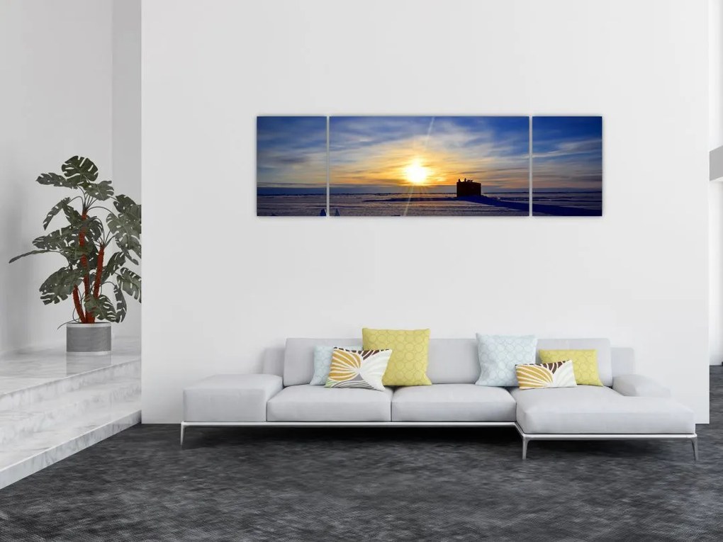 Obraz - krajobraz polarny (170x50 cm)