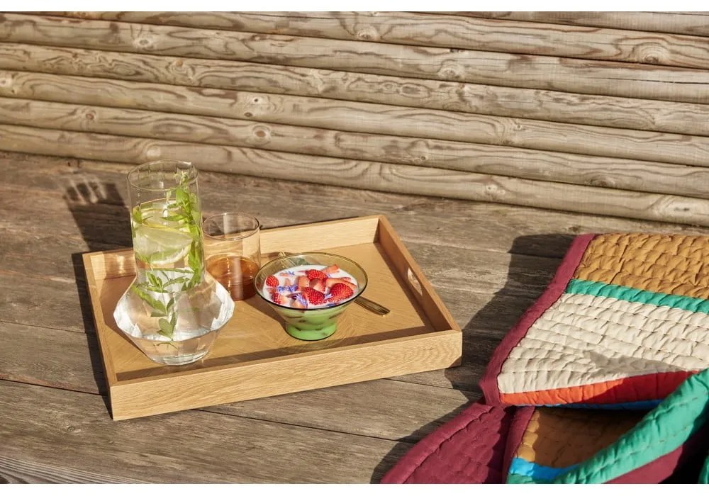 Drewniana taca do serwowania 35x45 cm Structure – Hübsch