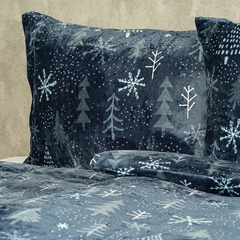 4Home Pościel mikroflanela Silent night, 160 x 200 cm, 70 x 80 cm