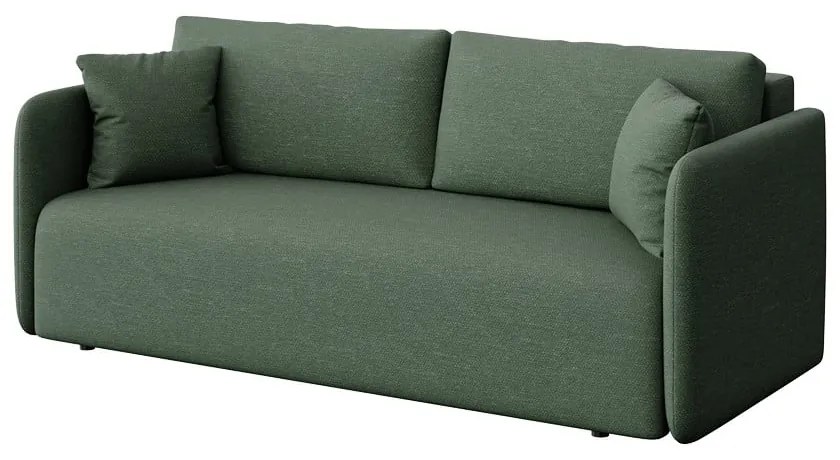 Zielona rozkładana sofa 220 cm Chaum – Rodier