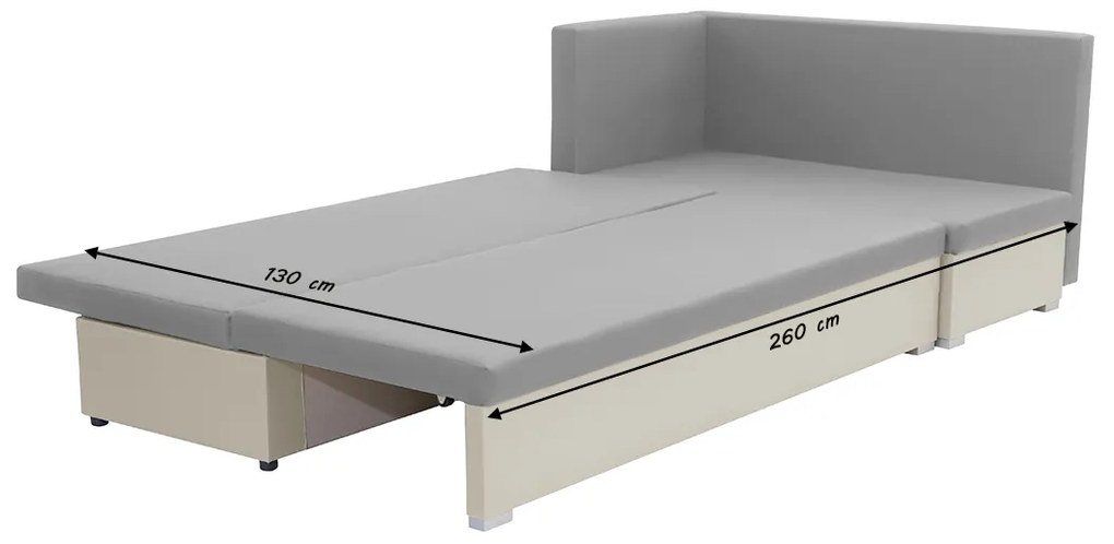 MEGA OKAZJA Narożnik kanapa z funkcją spania ARKO Czarny/Zielony