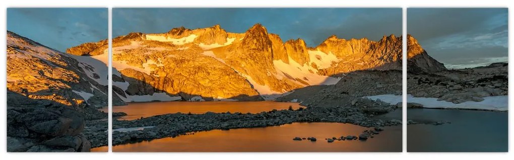 Obraz krajobrazu wysokogórskiego (170x50 cm)