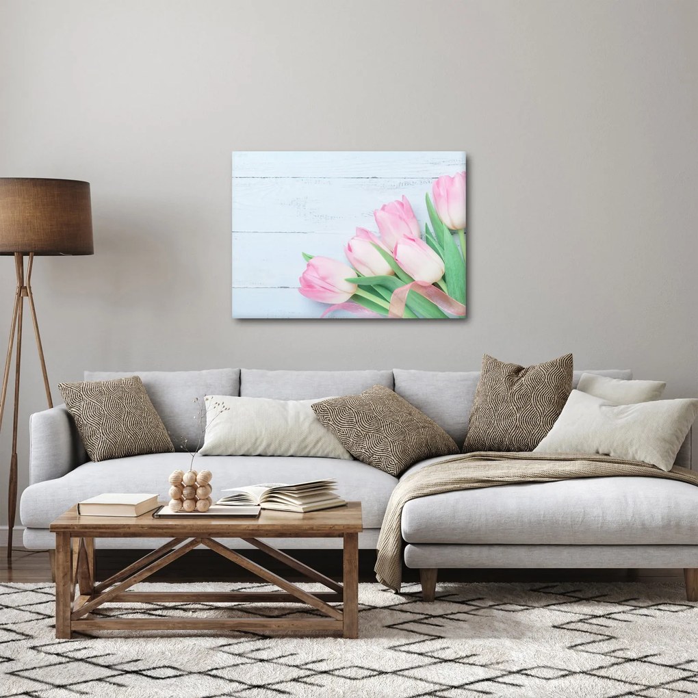 Obraz - Bukiet tulipanów (70x50 cm)