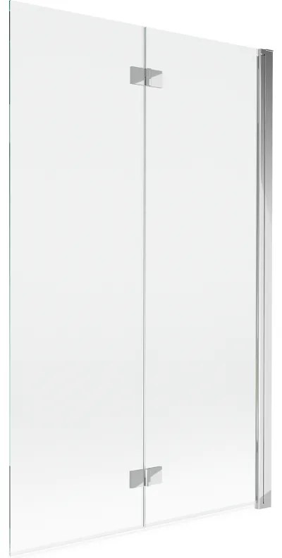Mexen Mist parawan nawannowy 2-skrzydłowy prawy 110 x 150 cm, transparent, chrom - 8A9-110-002-01-00-P