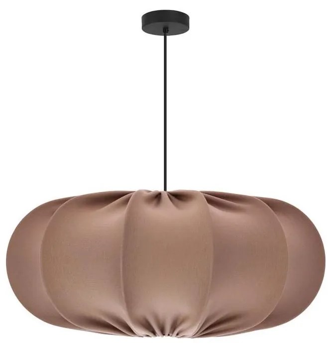 Lampa wisząca na przewodzie CAFEE 1xE27/40W/230V Ø 52 cm brązowa