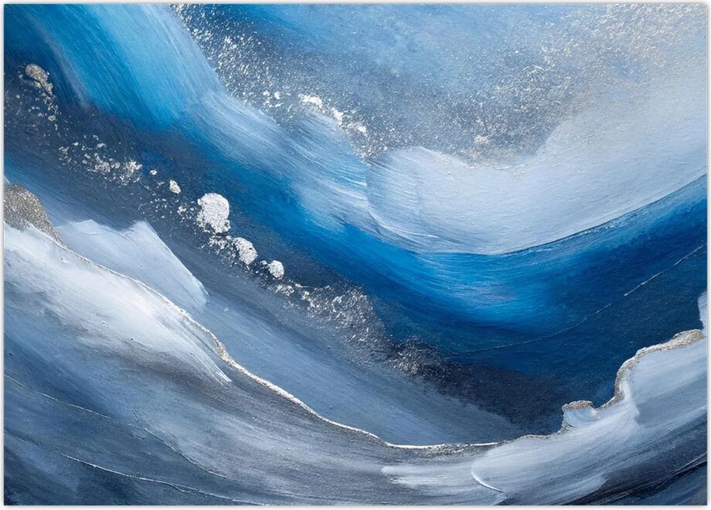 Obraz - Abstrakcja oceanu (70x50 cm)