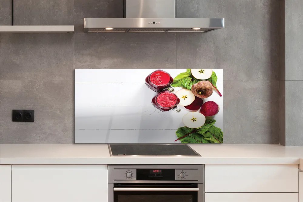 Szklany Panel Zdrowy Koktajl Buraczano-Jabłkowy