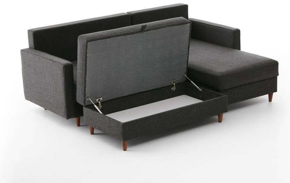 Sofa narożna Eva Right Anthracite