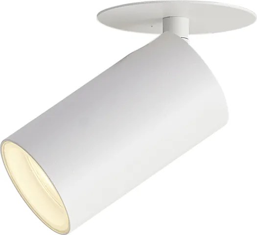 Zestaw 6 nowoczesnych reflektorów wpuszczanych białych GU10 50mm IP44 - Chels