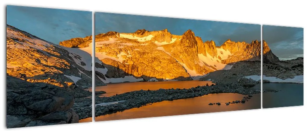Obraz krajobrazu wysokogórskiego (170x50 cm)