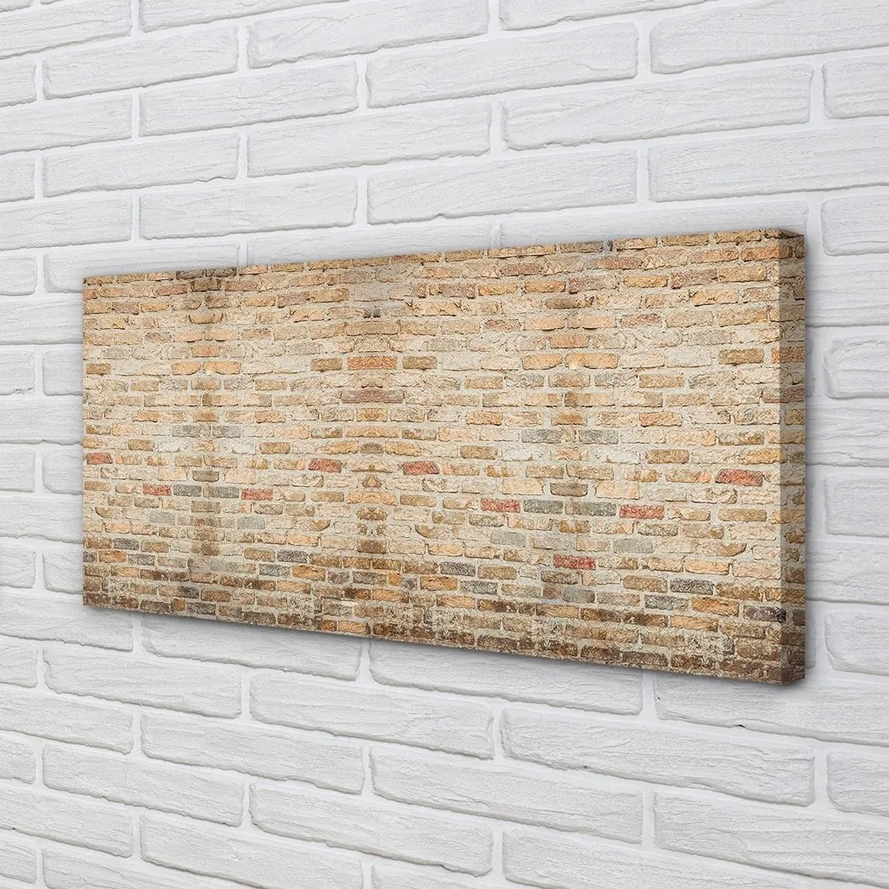 Obraz drukowany na płótnie Industrialna Czerwona Cegła