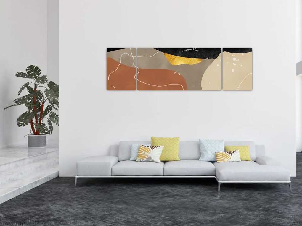 Obraz - Abstrakcja (170x50 cm)