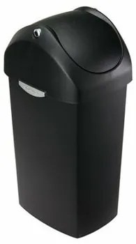 Simplehuman Kosz na śmieci, 60 l, czarny, 60 l