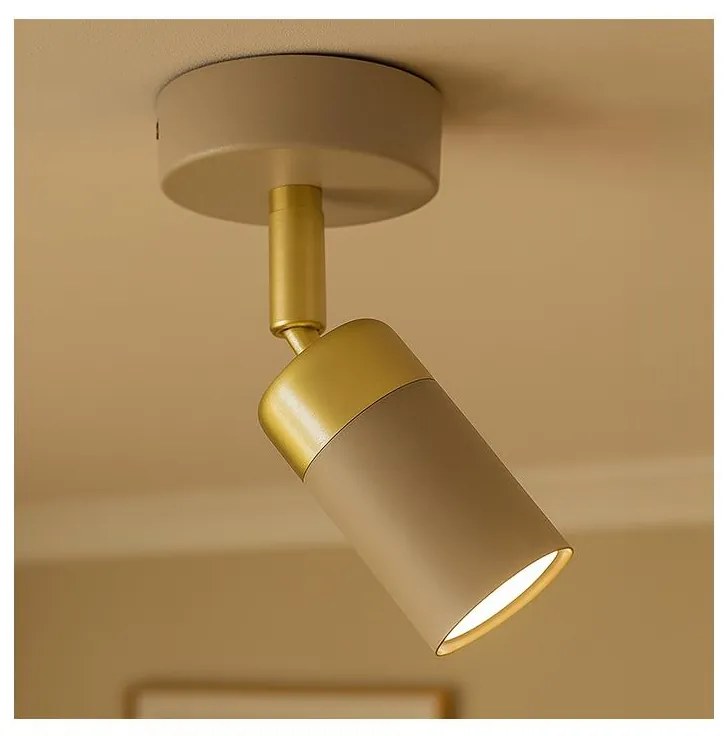 Brilagi - Kinkiet punktowy POKER 1xGU10/25W/230V beżowy