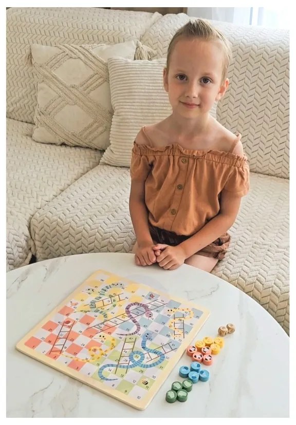 Woopie green gry planszowe logiczne 2w1 ludo chińczyk + uwolnij zwierzątka
