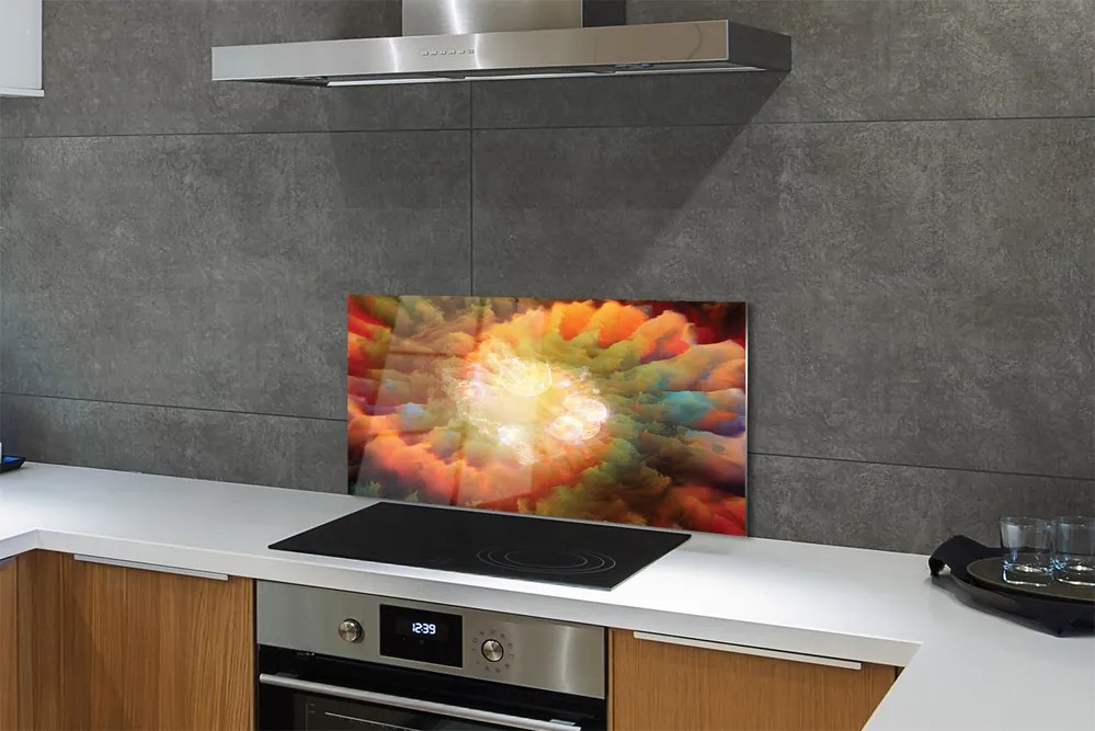 Szkło Ozdobne do Kuchni Nowoczesna Ekspresja Graficzna