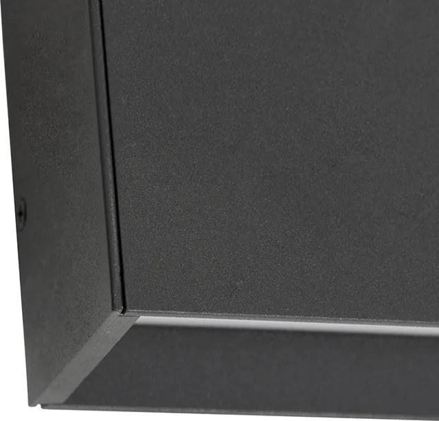 Nowoczesna lampa ścienna antracytowa z LED IP54 - Spector