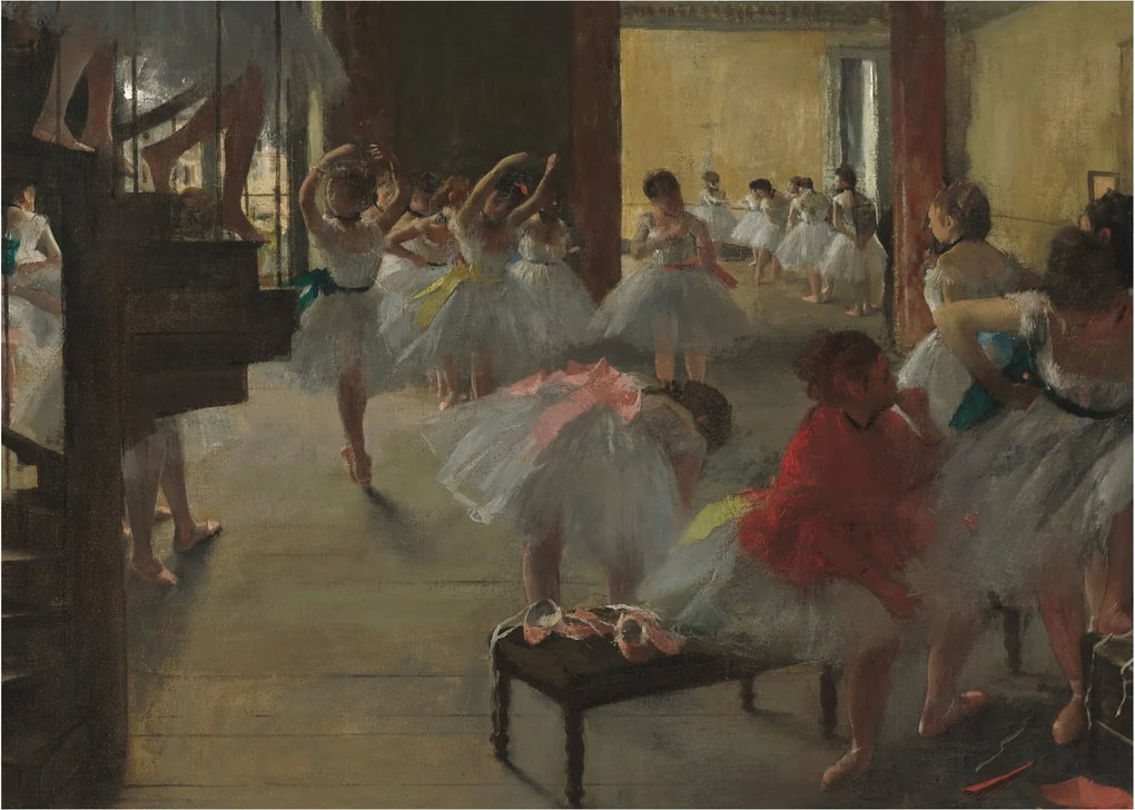 Obraz - Edgar Degas, The Dance Class, reprodukcje (70x50 cm)