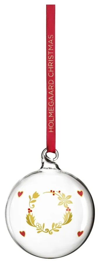 Szklana ręcznie dmuchana bombka ø 6,5 cm Ann-Sofi Romme Annual Christmas Bauble – Holmegaard