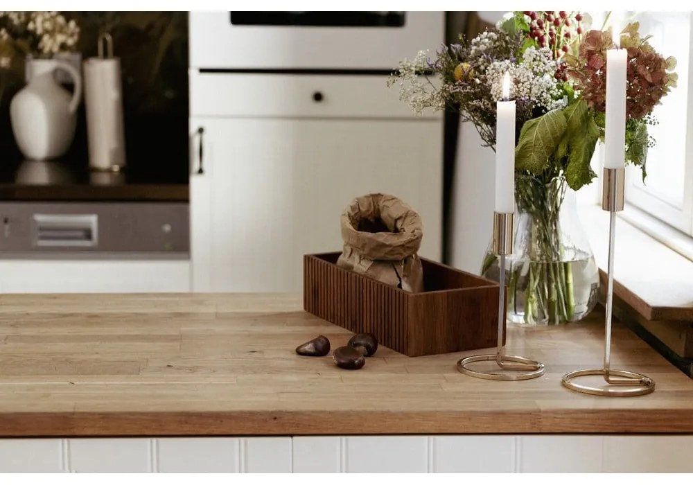 Bambusowy pojemnik w naturalnym kolorze 30x15x8 cm Mera – Wenko