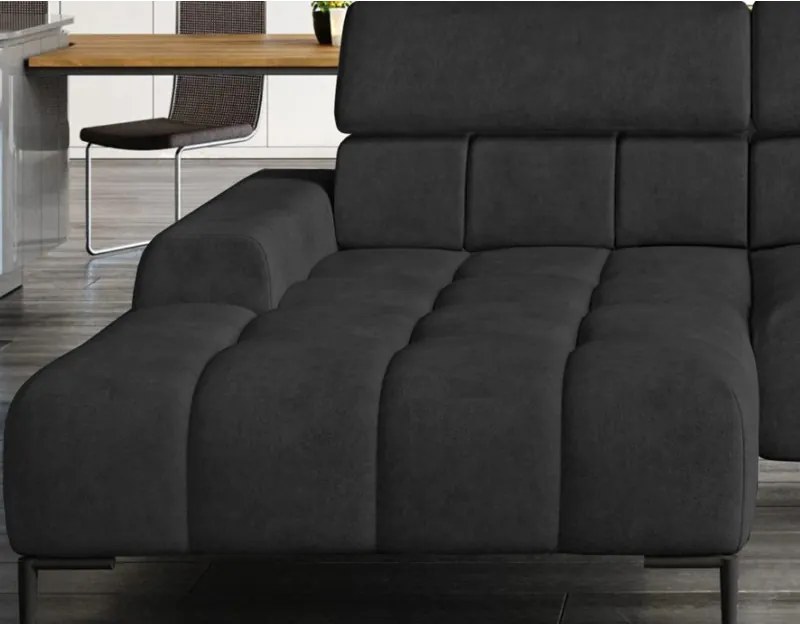 Narożnik PLAZA Mini Prawostronny w tkaninie Salvador 16 WERSAL