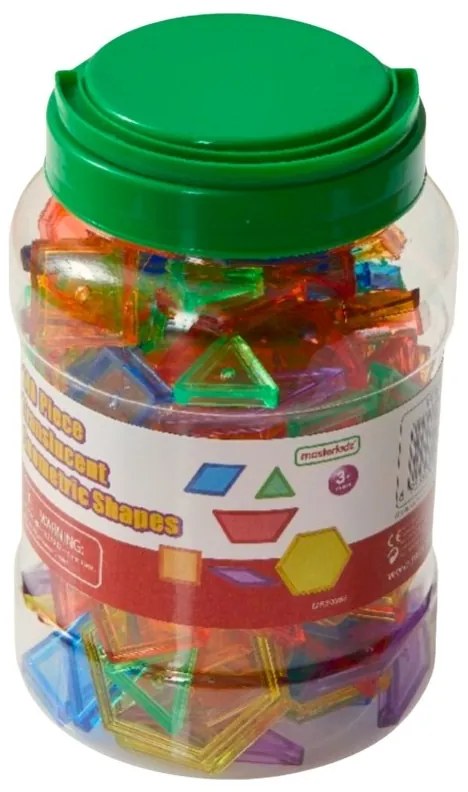 Masterkidz zestaw klocki montessori tangram mozaika 140 el.