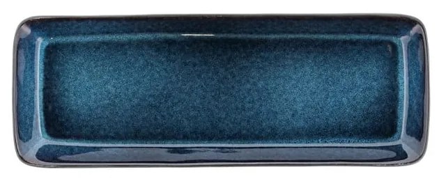 Taca do serwowania ceramiczna 14x38 cm Gastro Dark Blue/Black – Bitz