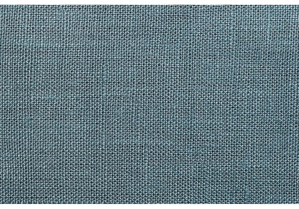 Szaroniebieska lniana zasłona 140x330 cm Blue Fog – Linen Tales