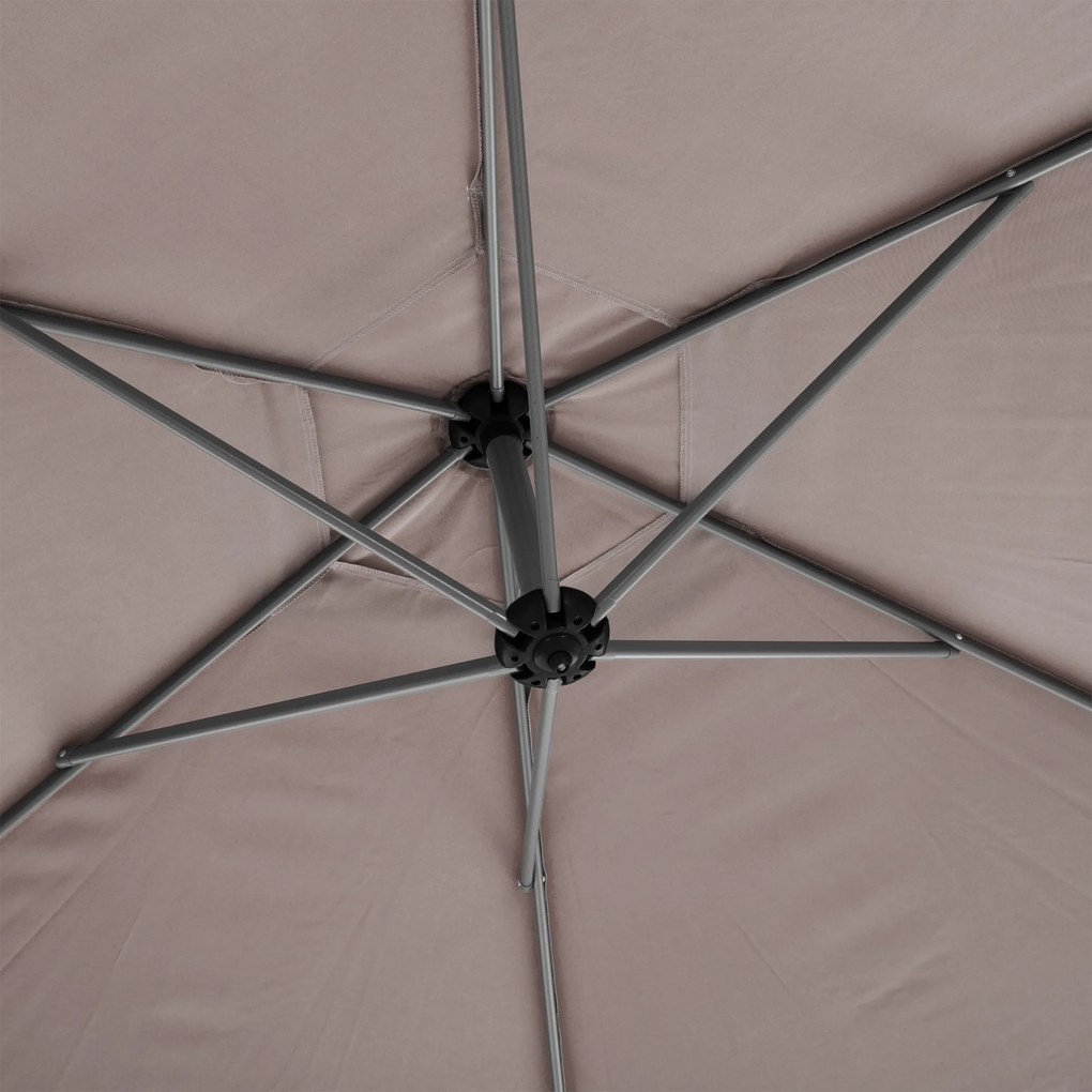 Parasol ogrodowy ze stelażem, MANOA, 300 cm
