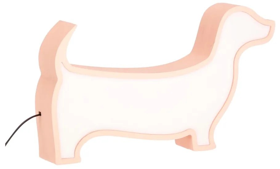 Różowa lampka dziecięca Dog – Candellux Lighting